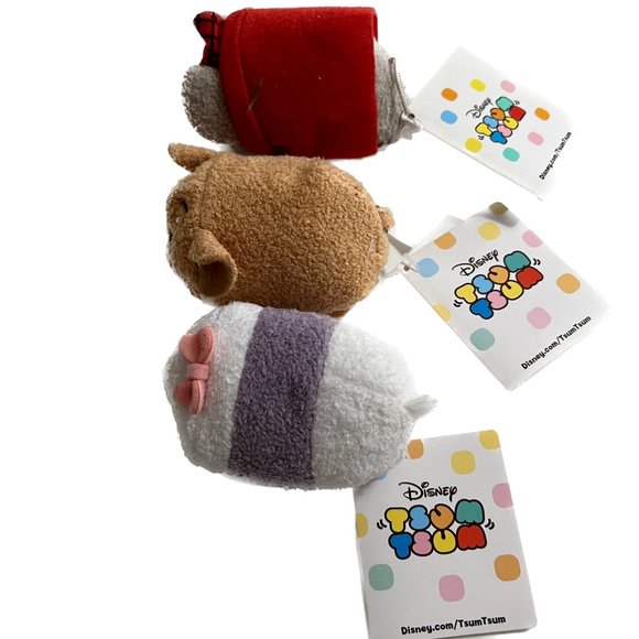 3 Disney Tsum Tsum Roquefort Aristocrats Wink Daisy Duck Lion King New NWT - Picture 3 of 6